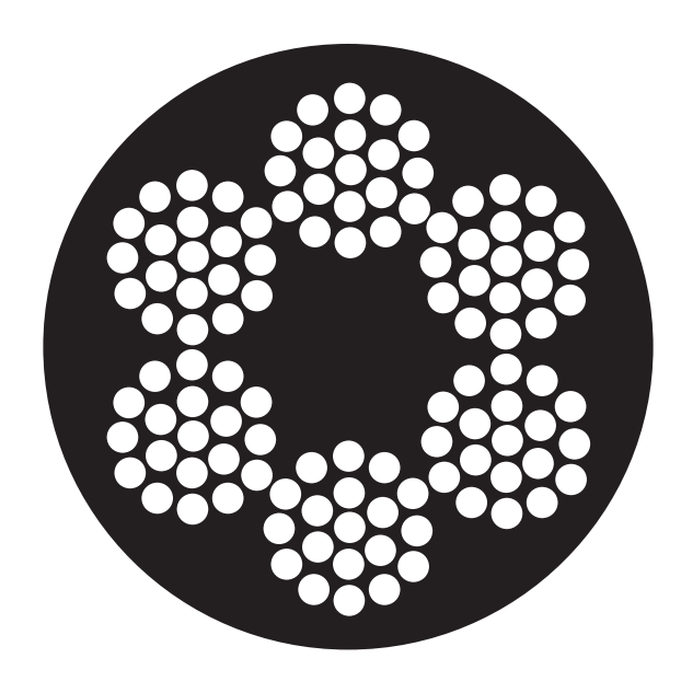 6x19 FC Galv PVC/PP/PE