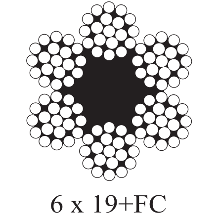 6x19 FC Improved Plow Steel (IPS)