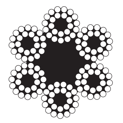 6x24+7FC, Galvanized